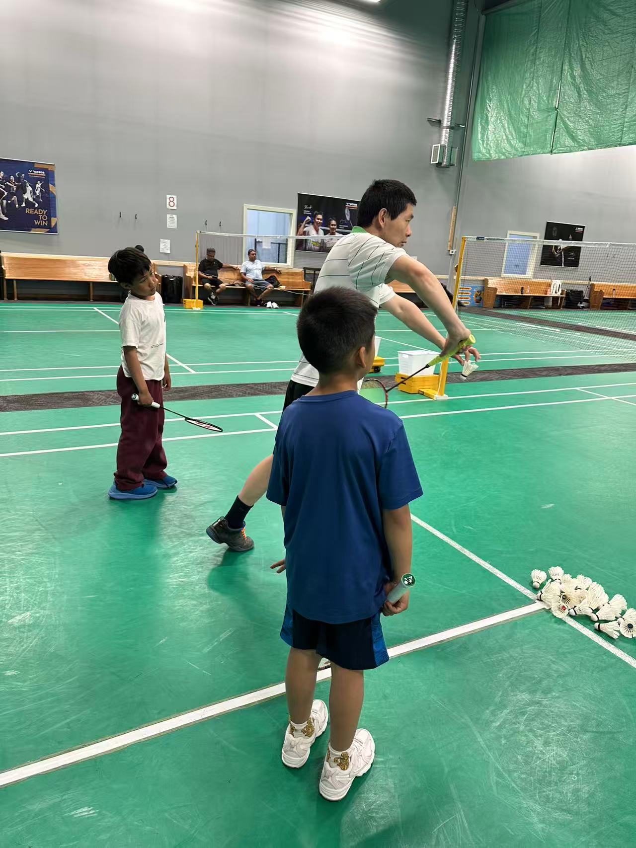 Badminton training photo 4