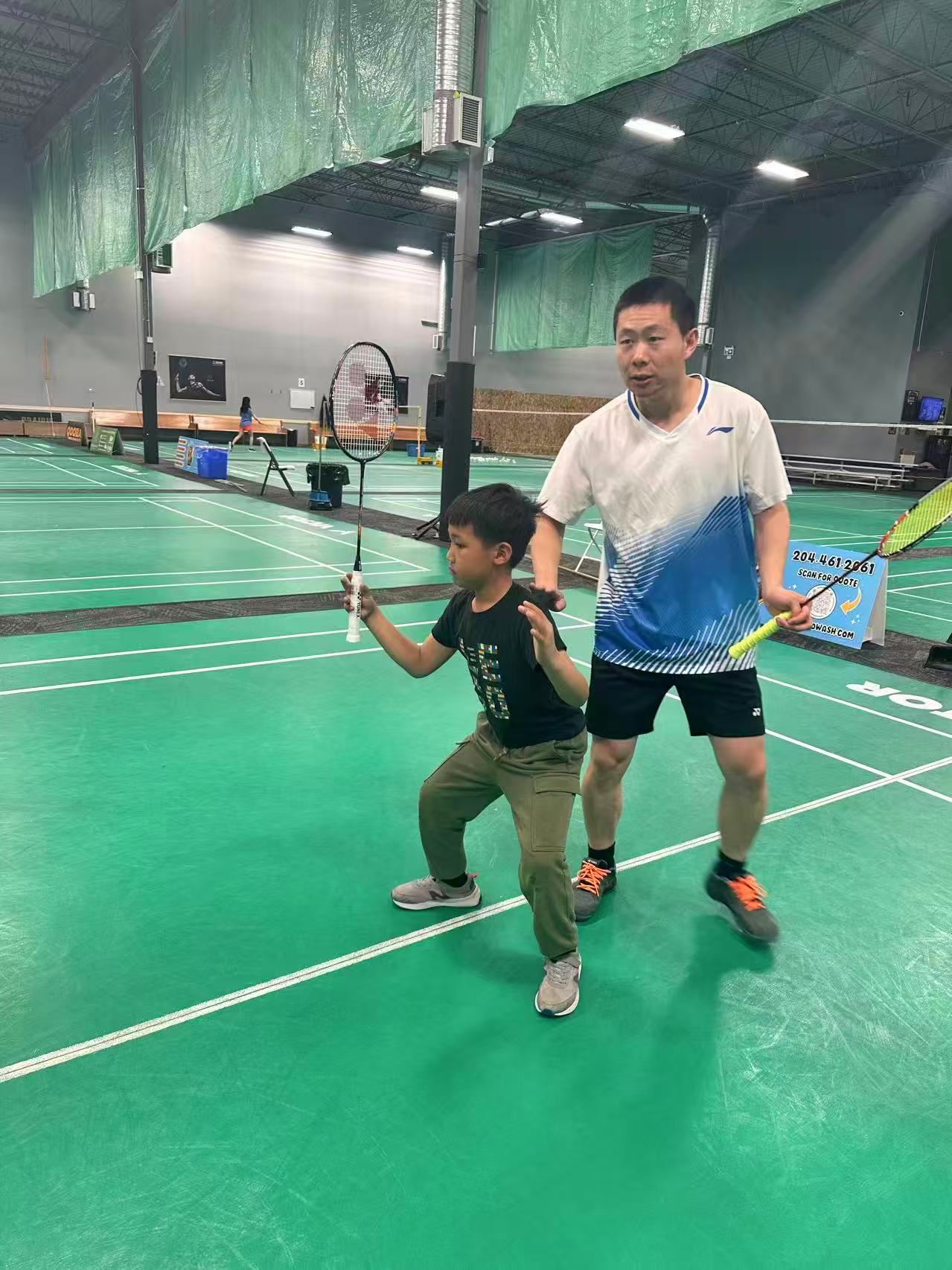 Badminton training main photo